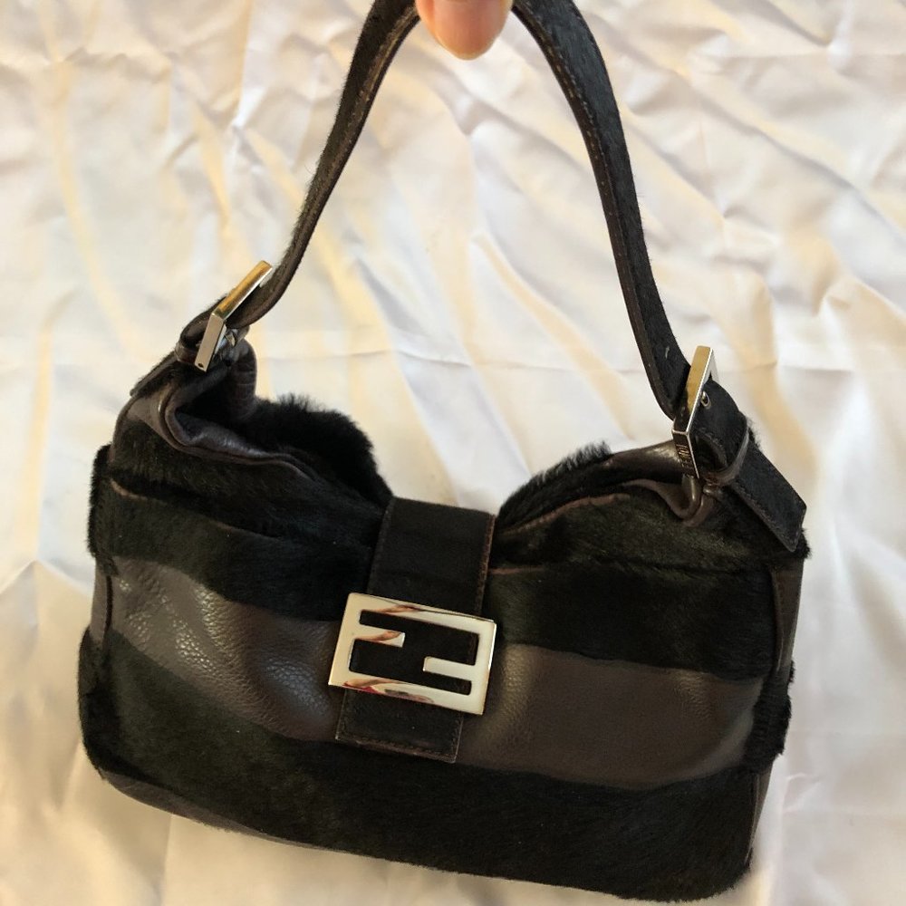 Authentic FENDI Shoulder Bag Hobo Style